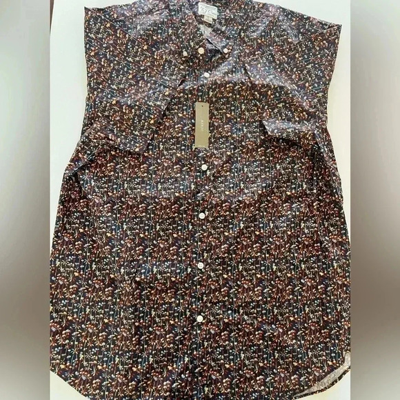 J. Crew Other - J. Crew Blue and Orange Casual Button Down Shirt